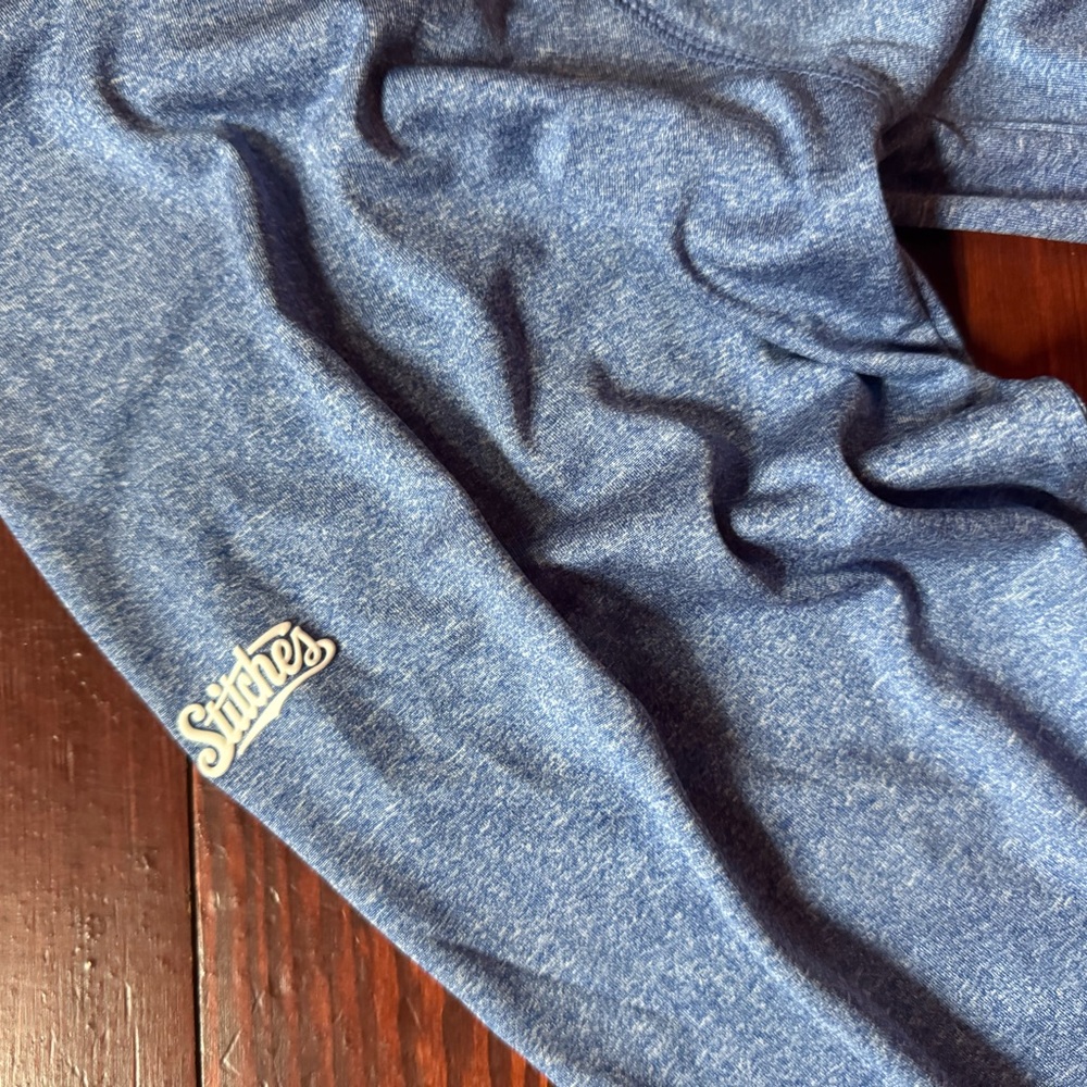 Majestic Kansas City Royals Quarter-Zip in Blue - Picture 2 of 7